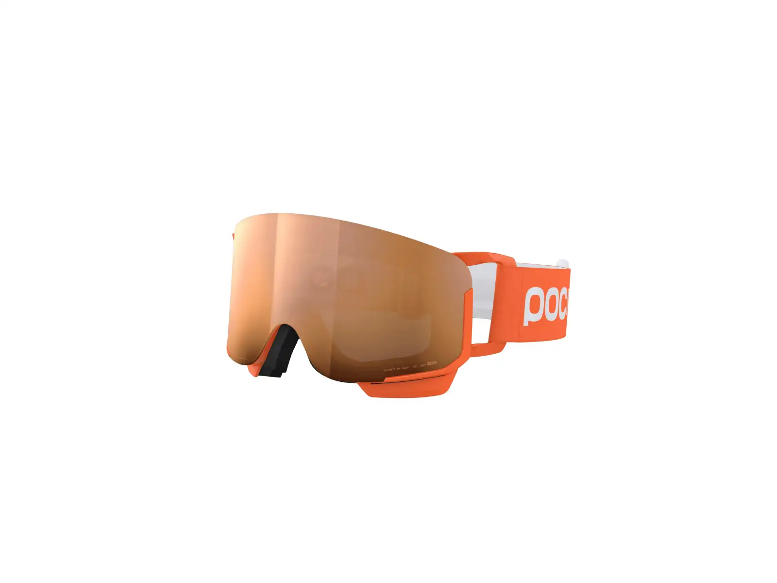 POC POCito Nexal dětské lyžařské brýle Fluorescent Orange/Partly Sunny Light Orange