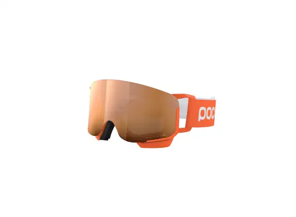 POC POCito Nexal dětské lyžařské brýle Fluorescent Orange/Partly Sunny Light Orange