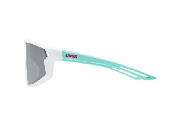 Uvex Skyryse JR. dětské brýle White/Green/Mirror Silver