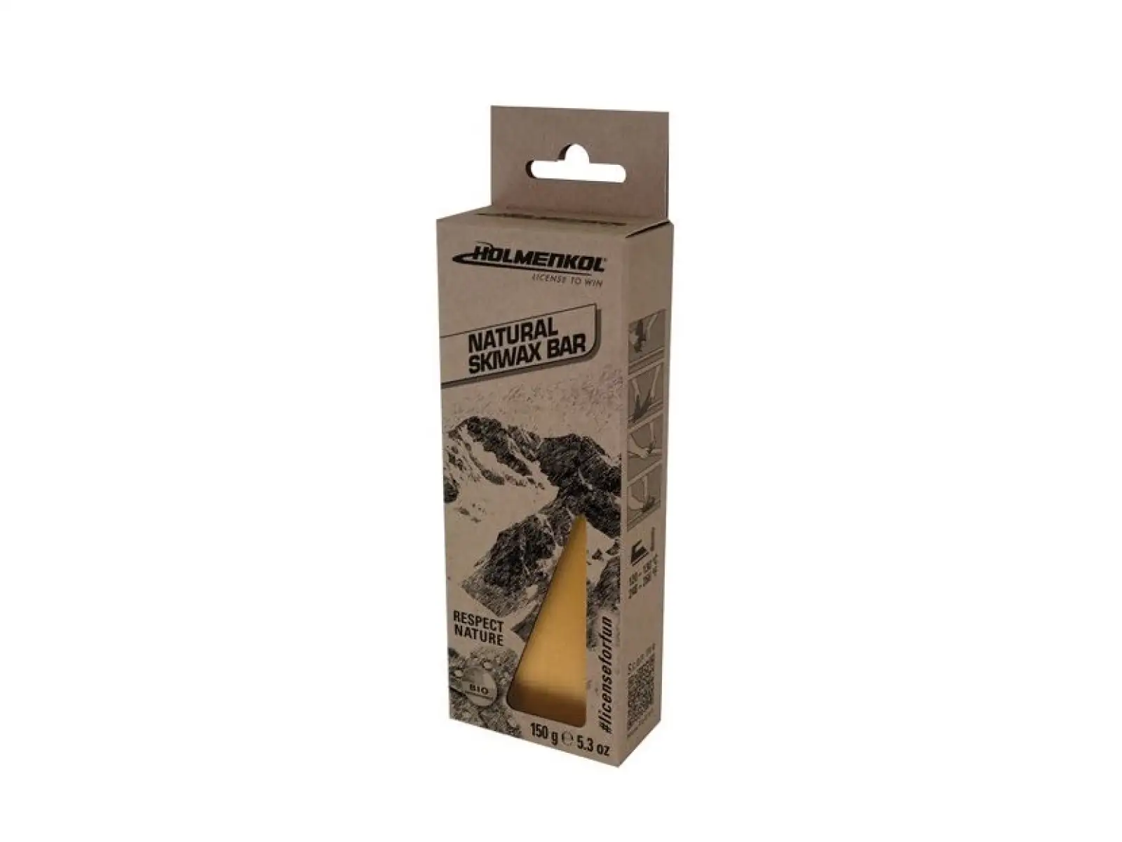 Holmenkol Natural Skiwax Bar skluzný vosk 150 g