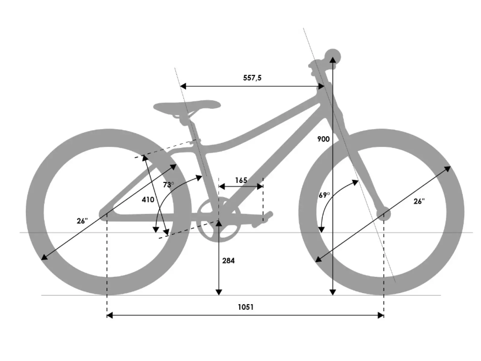 Rascal 26 3 sp. Shimano Nexus dětské kolo Flame