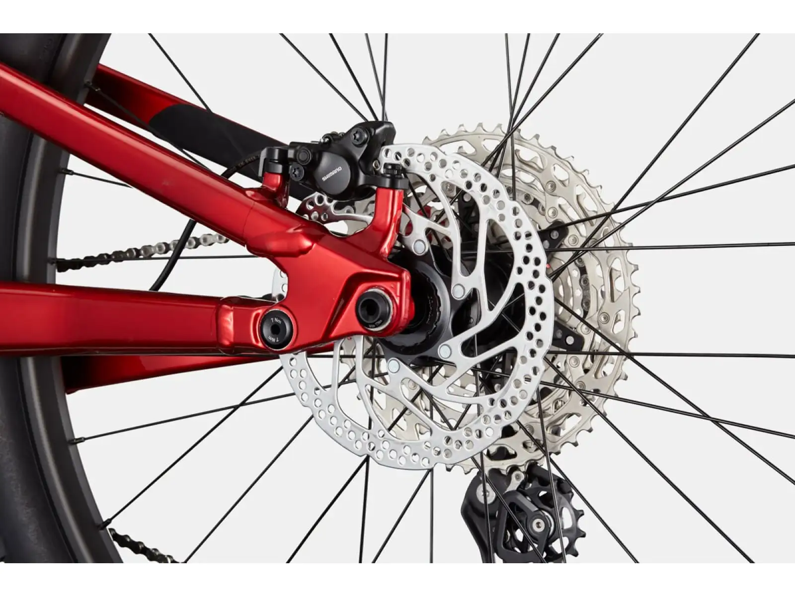 Cannondale Habit 4 celoodpružené horské kolo Candy Red