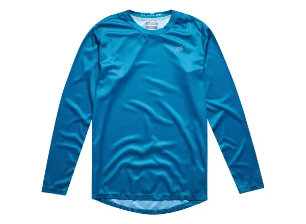 Troy Lee Designs Flowline pánský dres dlouhý rukáv Slate Blue