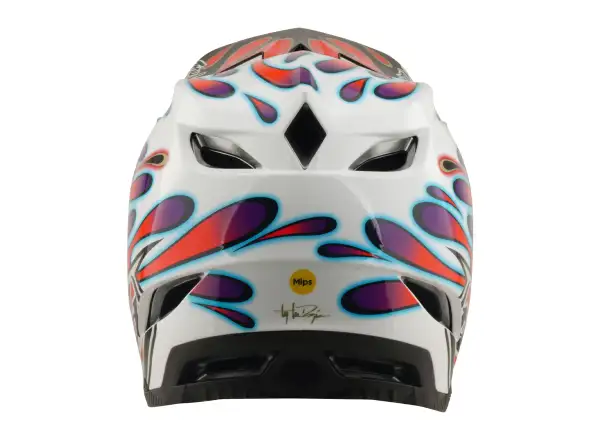 Troy Lee Desing D4 Composite Mips přilba White/Red
