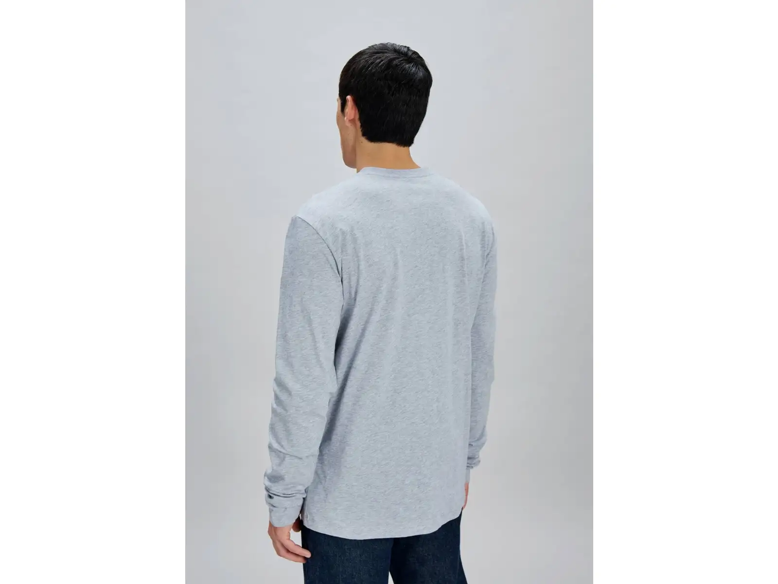 POC L/S Tee triko s dlouhým rukávem Grey Melange