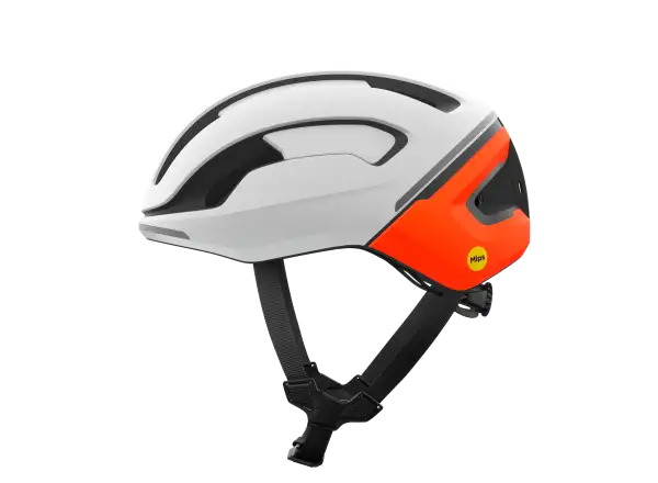 POC Omne Beacon MIPS silniční přilba Hydrogen White/Fluorescent Orange Matt