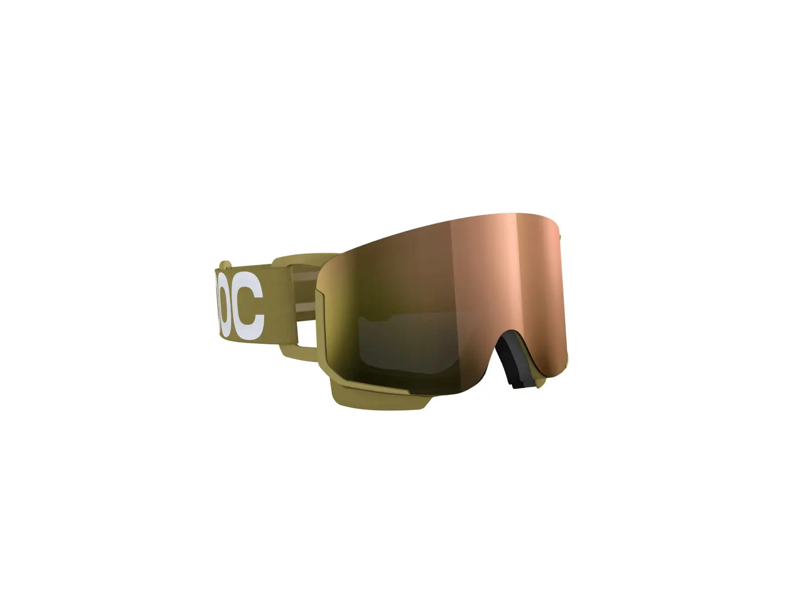 POC Nexal WF lyžařské brýle Olivine Green/Partly Sunny Rose Gold