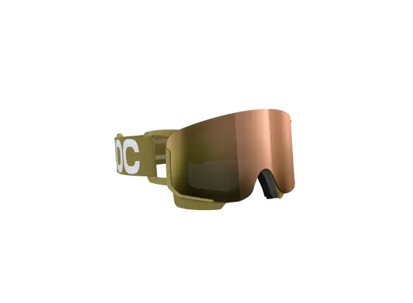 POC Nexal WF lyžařské brýle Olivine Green/Partly Sunny Rose Gold