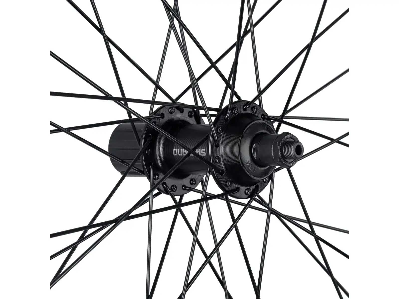 Force Classic 26" V-Brake zadní vypletené kolo ořech Shimano