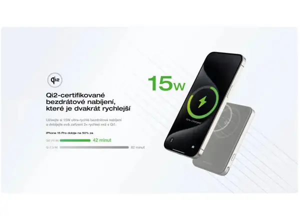EcoFlow RAPID 5 000 mAh magnetická powerbanka světle modrá