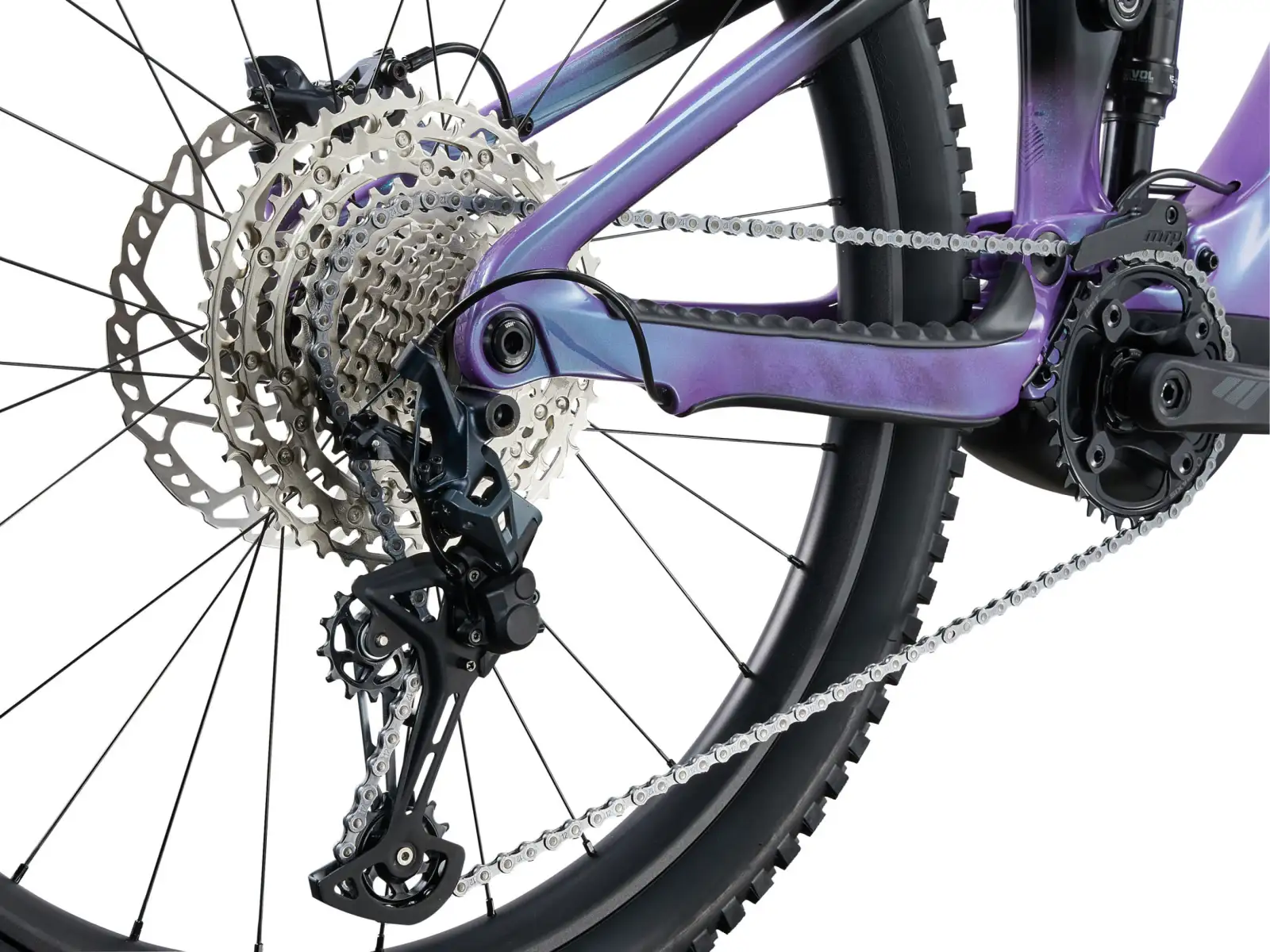 Liv Intrigue X Advanced E+ Elite 2 celoodpružené elektrokolo Digital Blurple