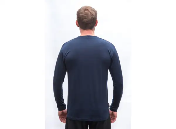 Sensor Merino Active Outside pánské triko dlouhý rukáv Deep Blue