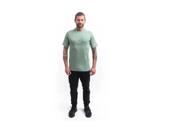 Sensor Merino Air Say Yes pánské triko krátký rukáv Basil Green