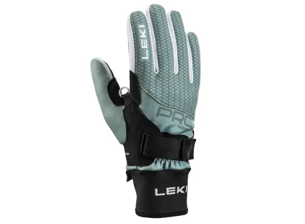 Leki PRC ThermoPlus Shark Women běžecké rukavice Black/Ice green