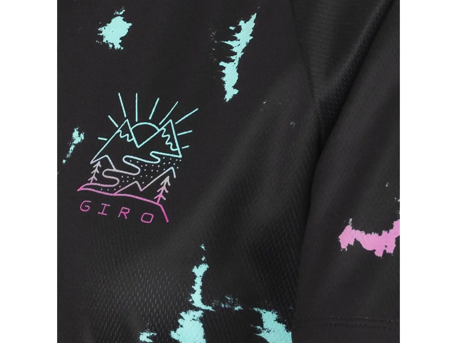 Giro Roust dámský dres krátký rukáv Black Ice Dye