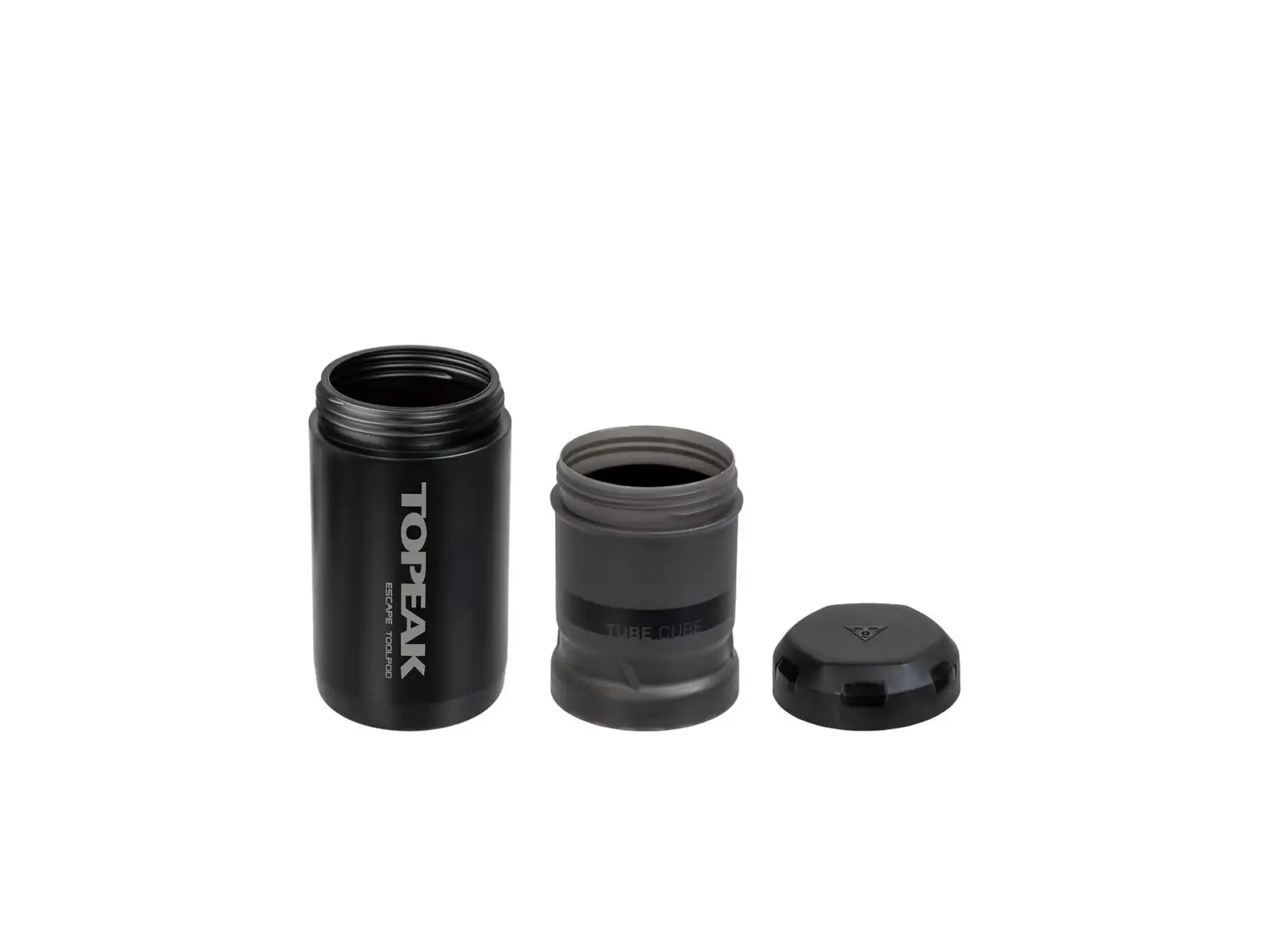 Topeak Escape POD+ s Tube Cube brašna do košíku na lahev černá
