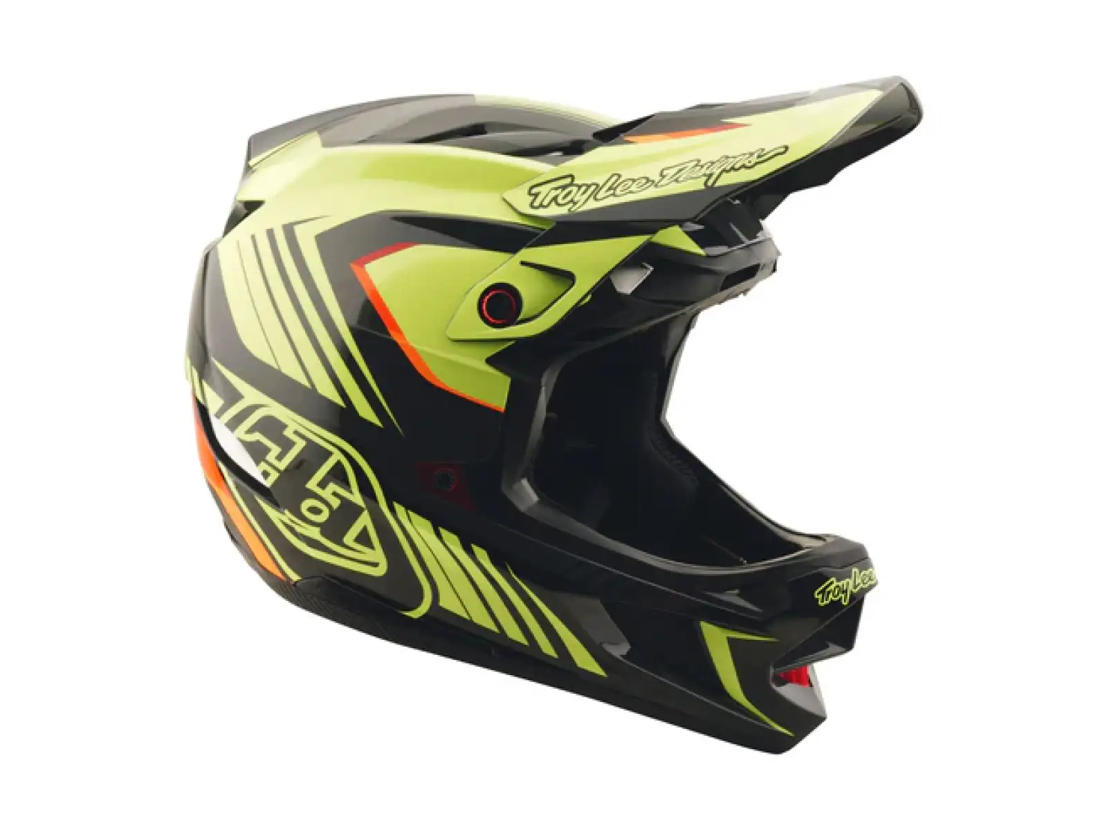 Troy Lee Designs D4 Polyacrylite Qualifier přilba Black/Yellow