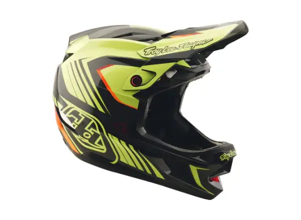 Troy Lee Designs D4 Polyacrylite Qualifier přilba Black/Yellow