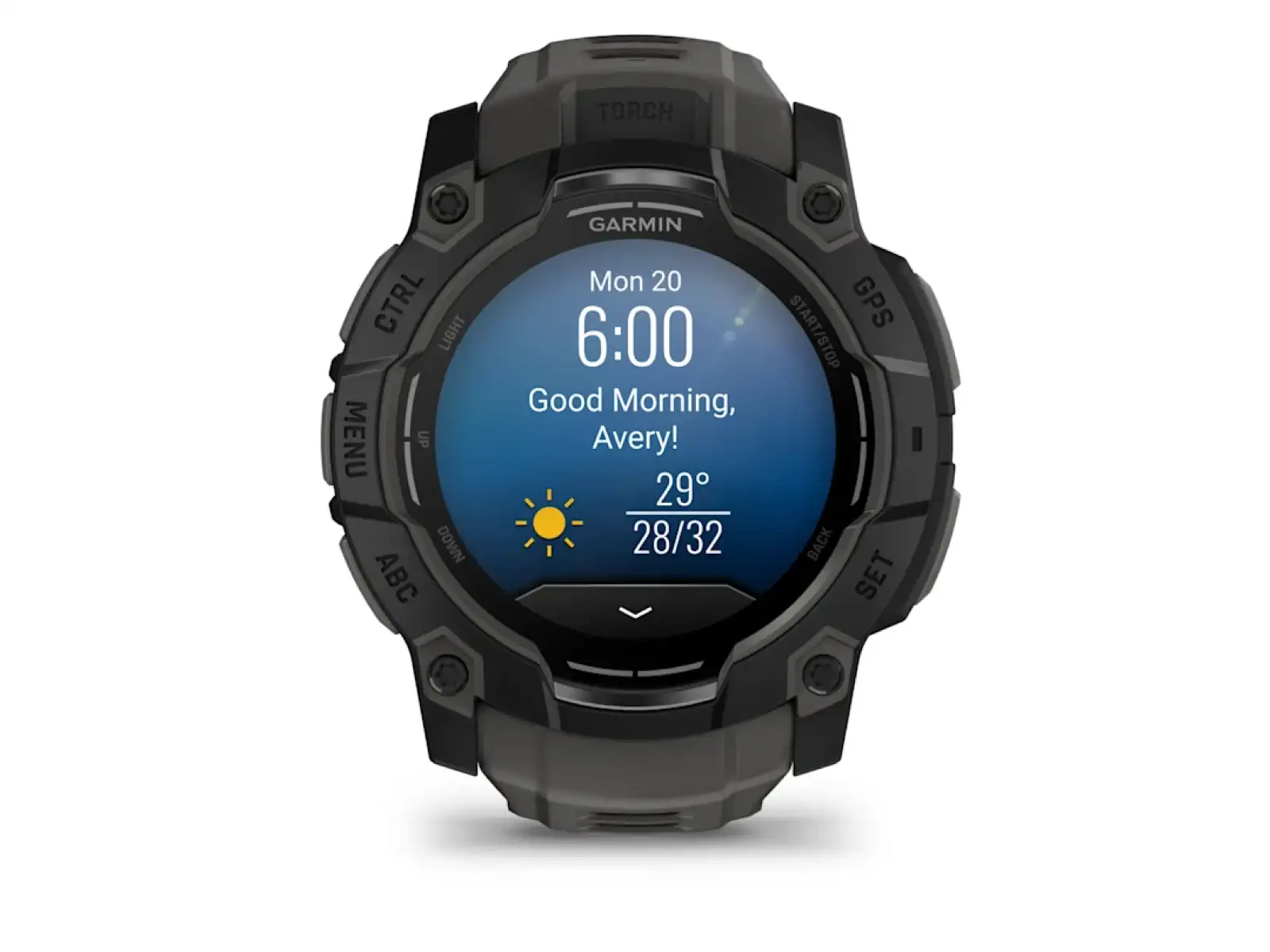 Garmin Instinct 3 Amoled 50 mm chytré hodinky Black/Charcoal pásek