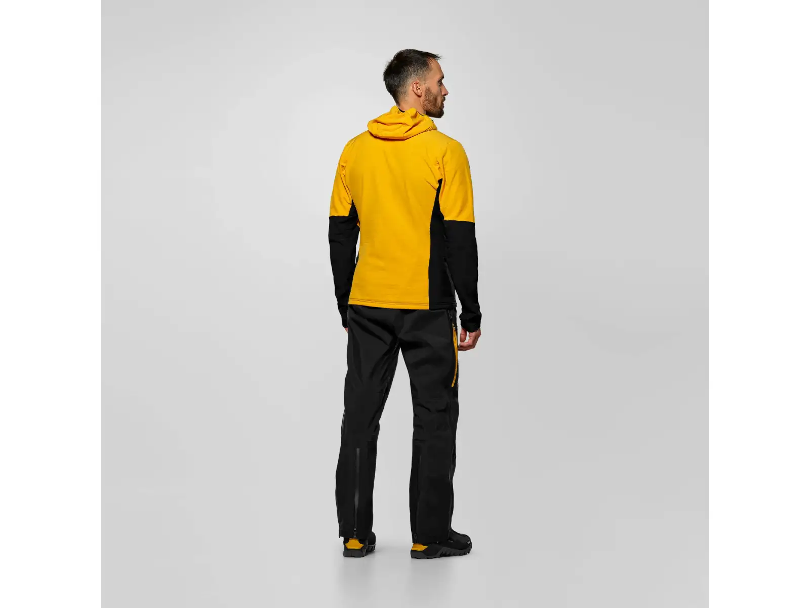 Salewa Ortles Fleece Pro Hooded pánská fleecová mikina s kapucí Gold