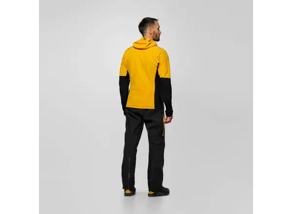 Salewa Ortles Fleece Pro Hooded pánská fleecová mikina s kapucí Gold
