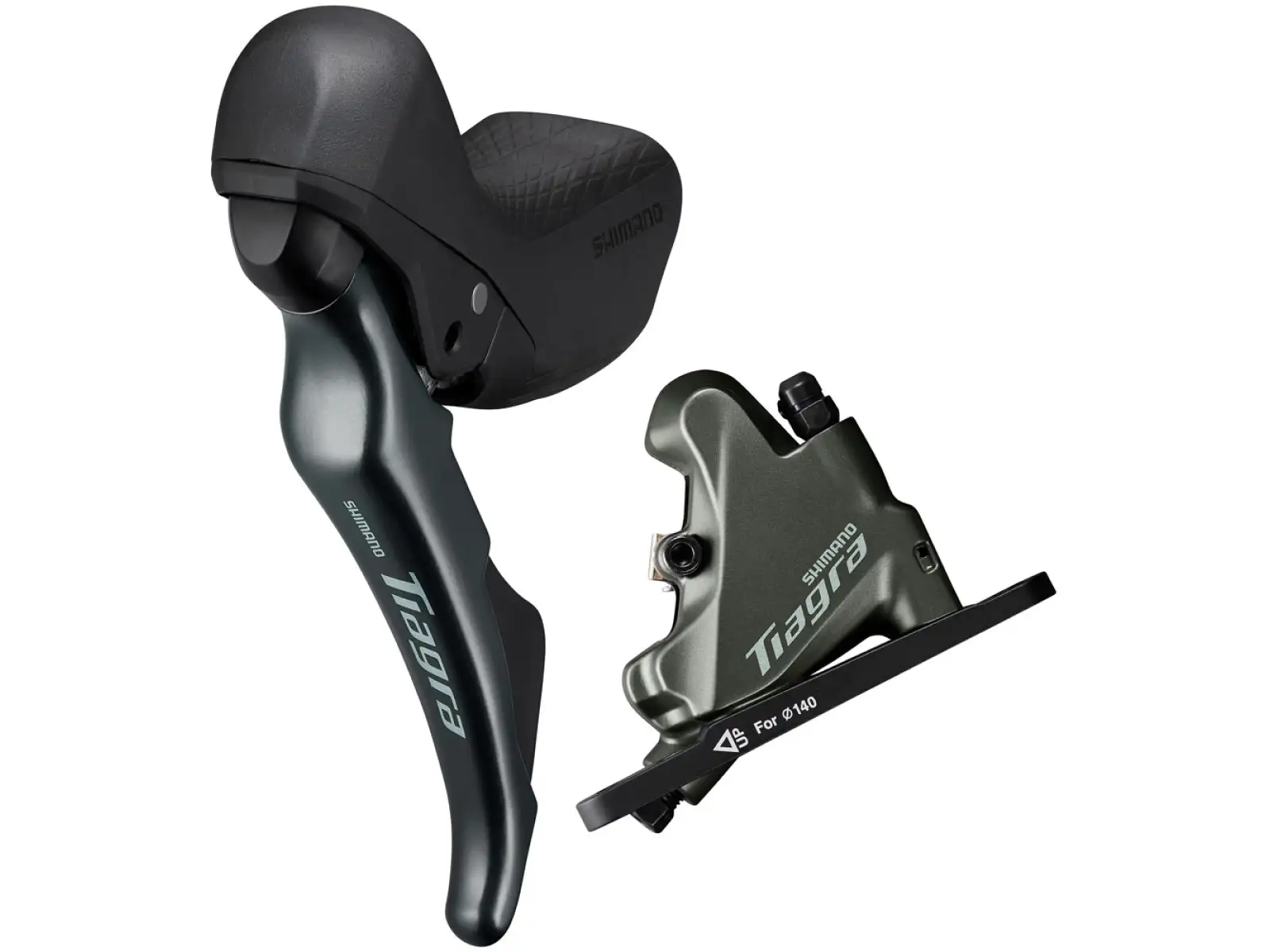 Shimano Tiagra ST-4720 2sp. řadící a brzdová páka / BR-4770 FM brzda polymer+chladič