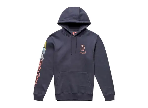 Troy Lee Designs Peace Out pánská mikina Carbon/Black