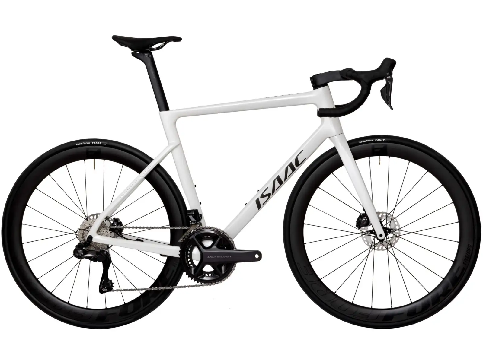 Isaac Boson Ultegra Di2 silniční kolo Mineral White
