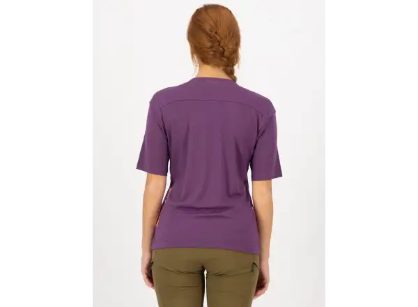 Mons Royale Diversion Merino dámský dres krátký rukáv Ultraviolet/Boysenberry