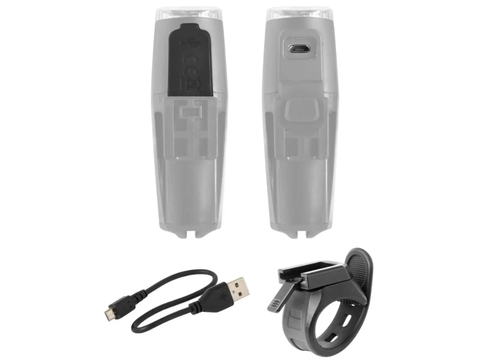 Force Shark 500LM USB přední světlo, černé