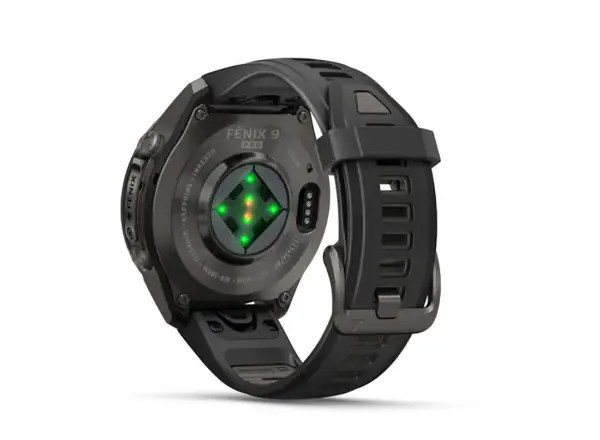 Garmin Fénix 9 Pro inReach 43 mm chytré hodinky Carbon Gray DLC Titanium Black/Pebble Gray