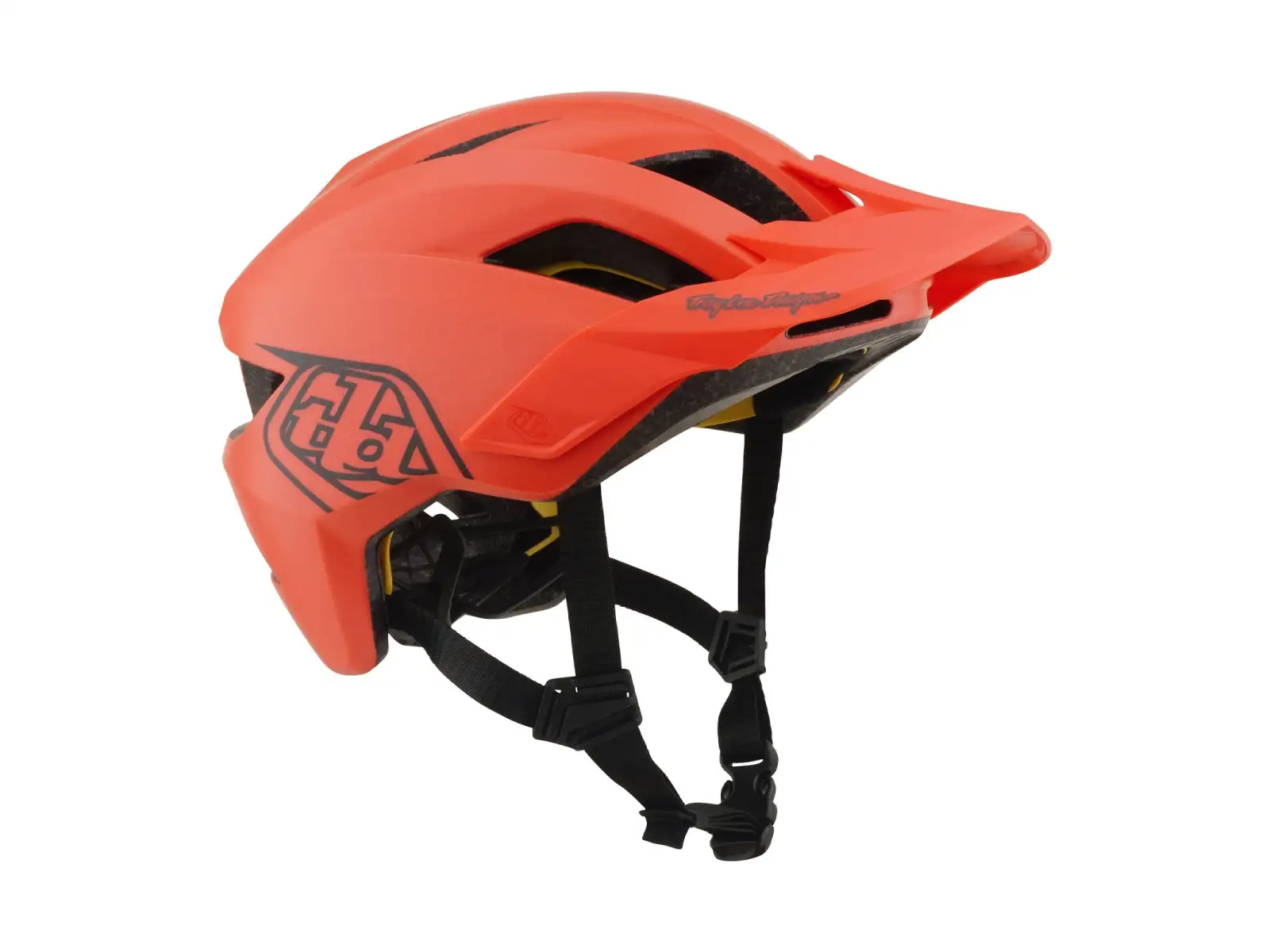 Troy Lee Designs Flowline Mips dětská přilba Point Coral/Charcoal