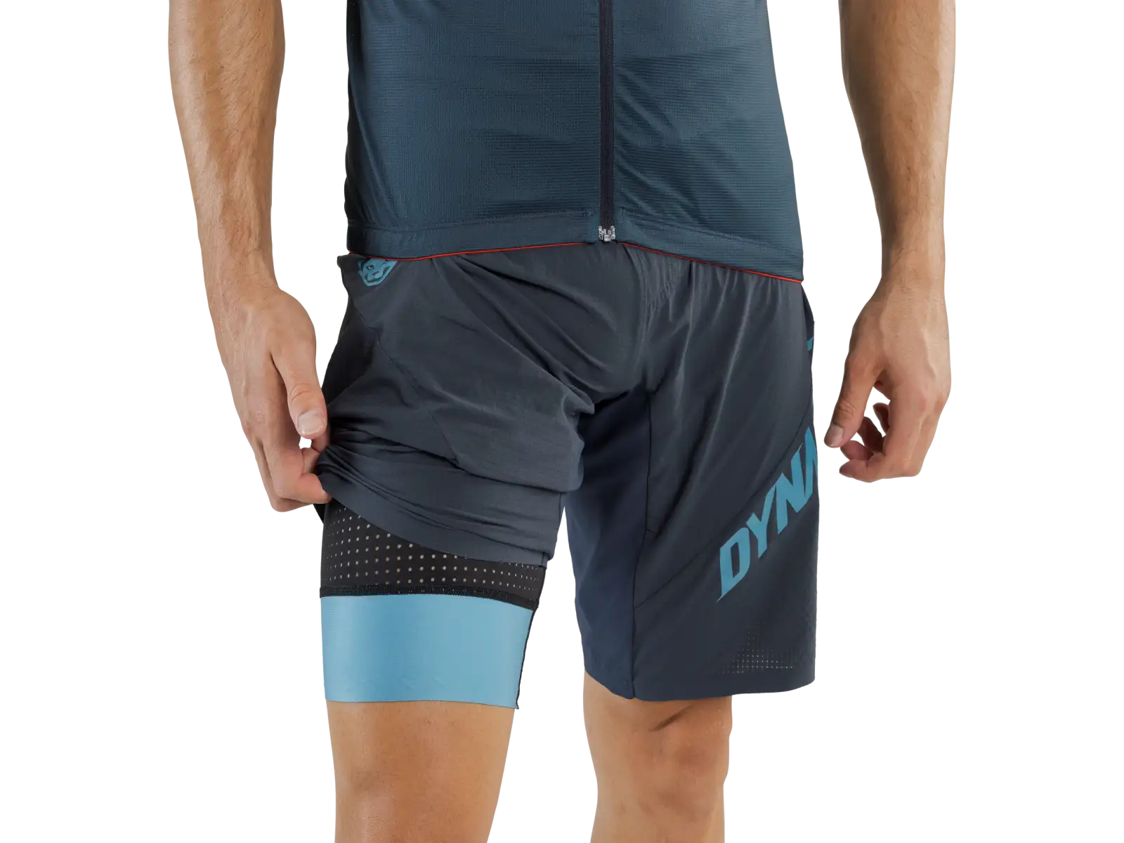 Dynafit Ride Light 2v1 pánské kraťasy Blueberry/Storm Blue