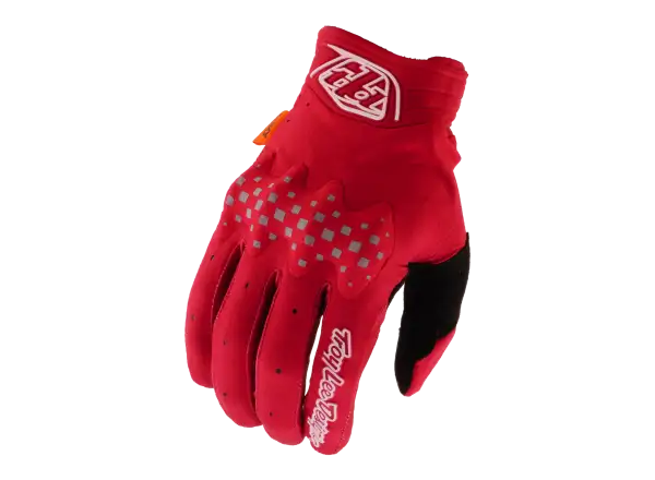 Troy Lee Designs Gambit Solid Flow rukavice Scarlet Glo