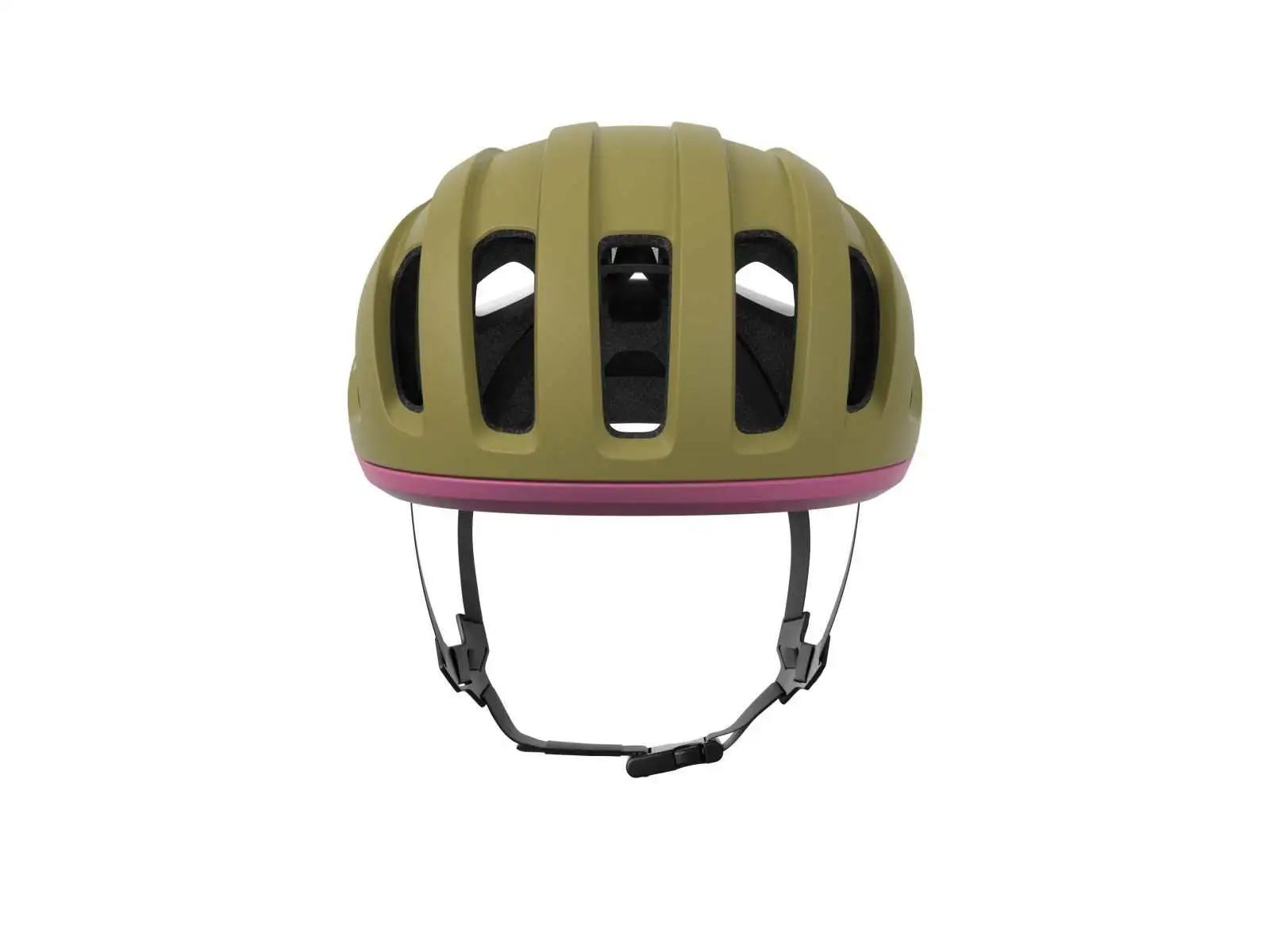 POC Amidal silniční přilba Olivine Green Matt/Thulite Pink Matt