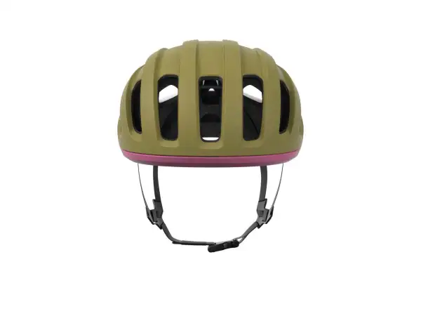 POC Amidal silniční přilba Olivine Green Matt/Thulite Pink Matt