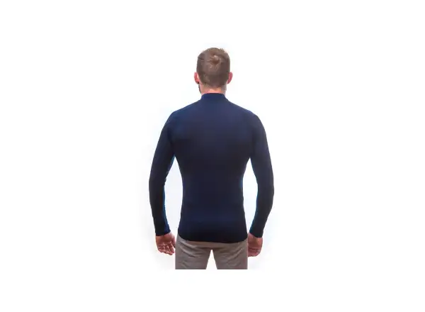 Sensor Merino Active pánské triko dlouhý rukáv Deep Blue