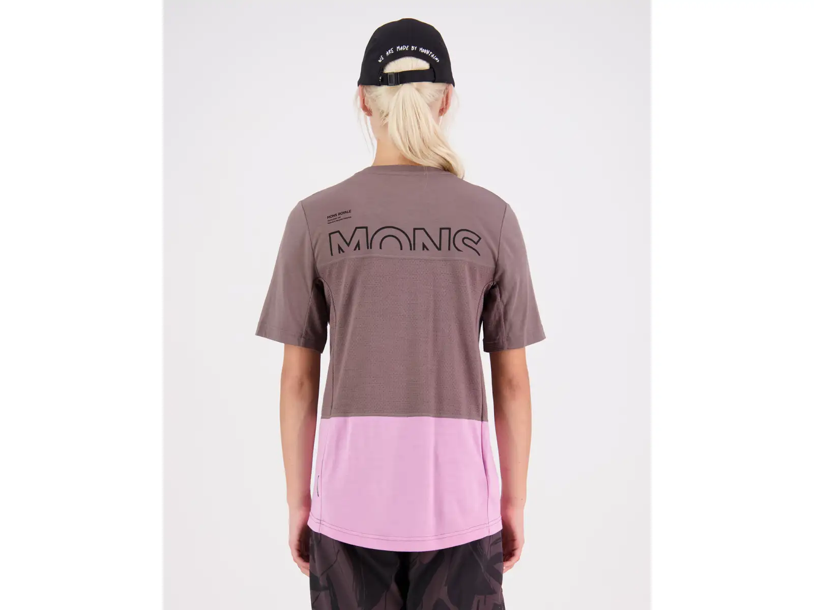 Mons Royale Tarn Merino Shift dámský dres krátký rukáv Pop Pink/Iron