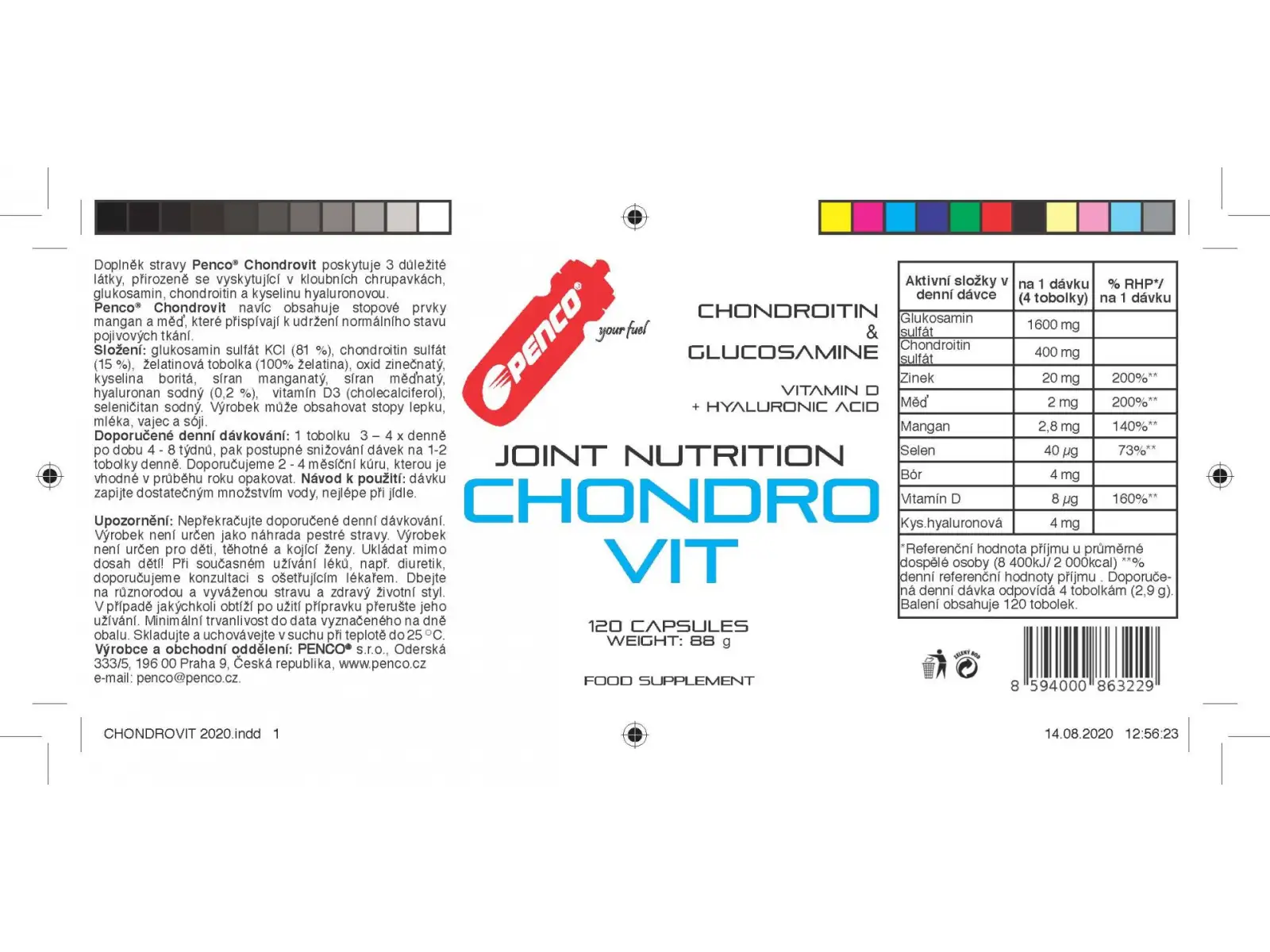 Penco Chondrovit kloubní výživa