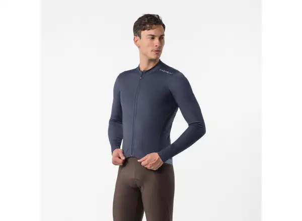 Castelli Espresso Thermal 2 pánský dres dlouhý rukáv Twilight blue