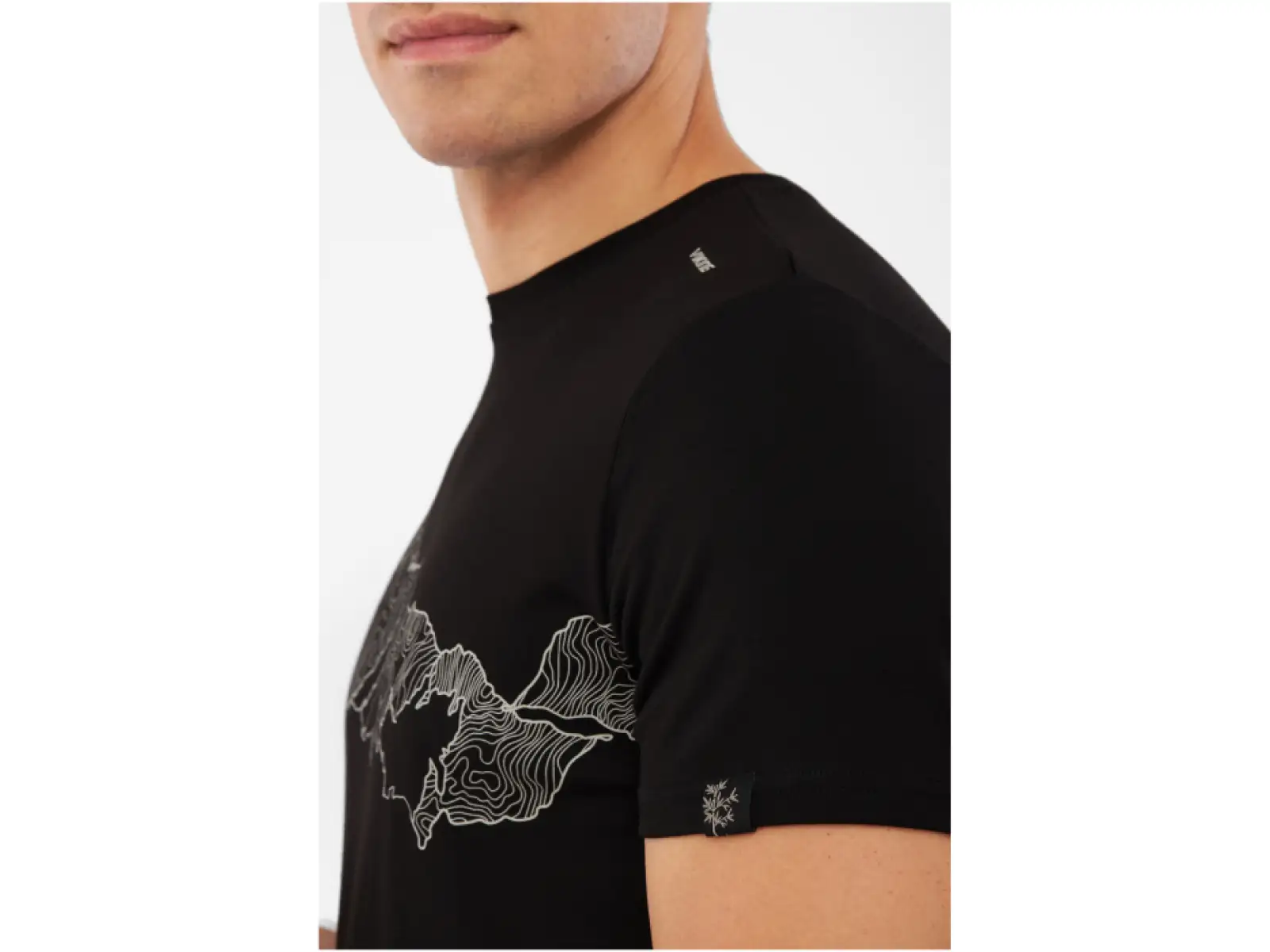 Viking Lenta Bamboo pánské triko krátký rukáv Black/Grey