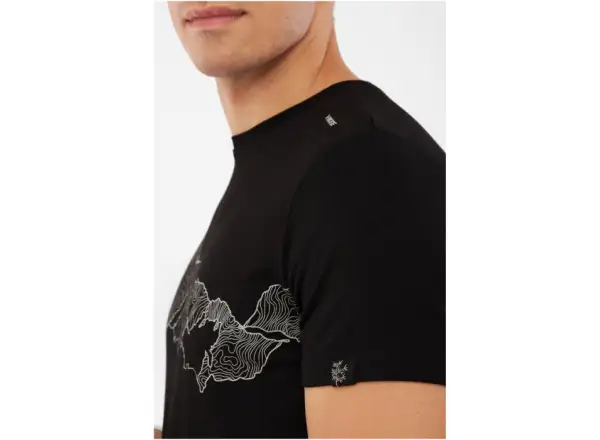 Viking Lenta Bamboo pánské triko krátký rukáv Black/Grey