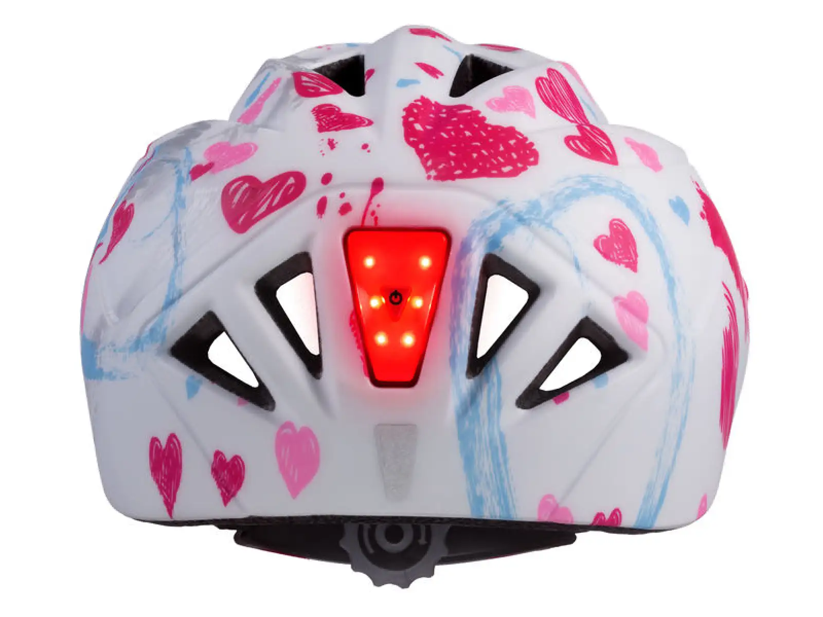 Etape Pluto Light dětská cyklistická přilba bílá/růžová matná