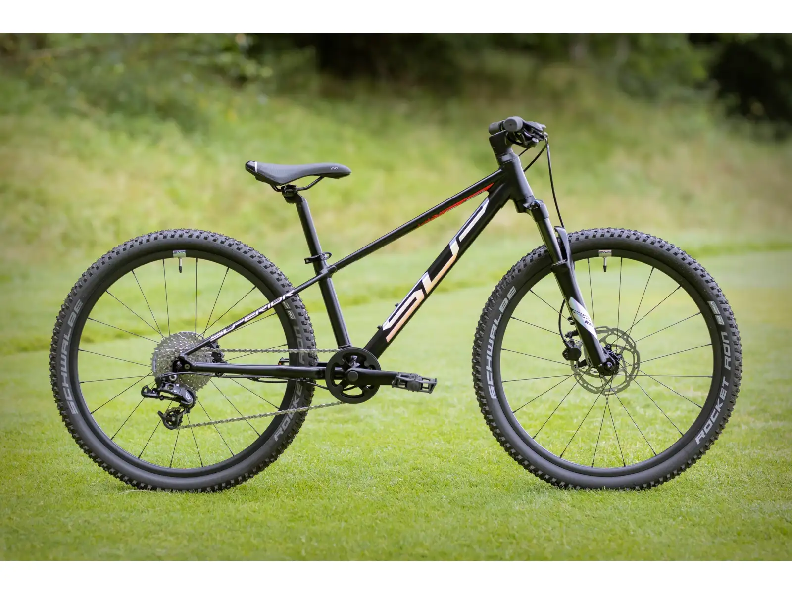 Superior Team 24 dětské horské kolo Matte Black