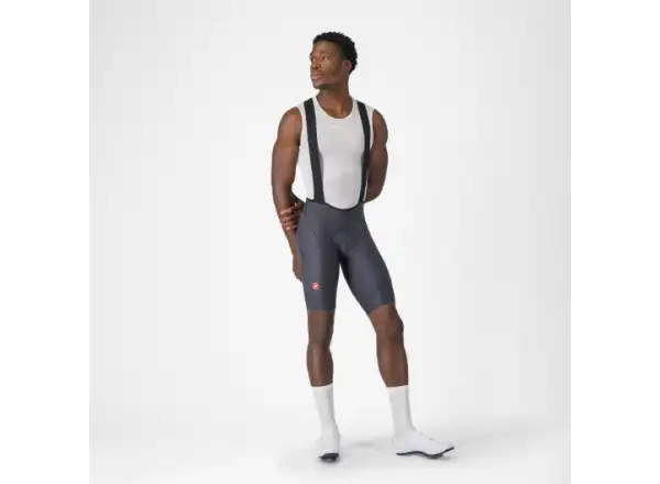 Castelli Competizione 2 pánské kalhoty s laclem Dark Gray