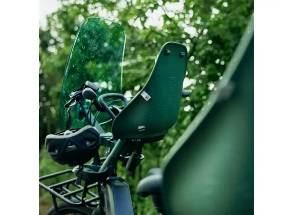 Urban Iki BIO dětská sedačka přední s adaptérem na představec Mosu Green/Bincho Black
