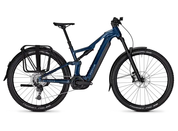 Focus THRON 7 EQP 800Wh celoodpružené elektrokolo Azurblue / Sydneyblue