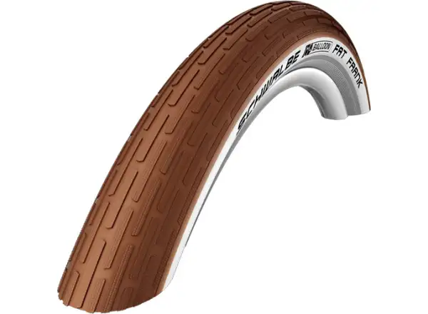 Schwalbe Fat Frank KevlarGuard 26x2,35" MTB plášť drát Brown-WhiteWall