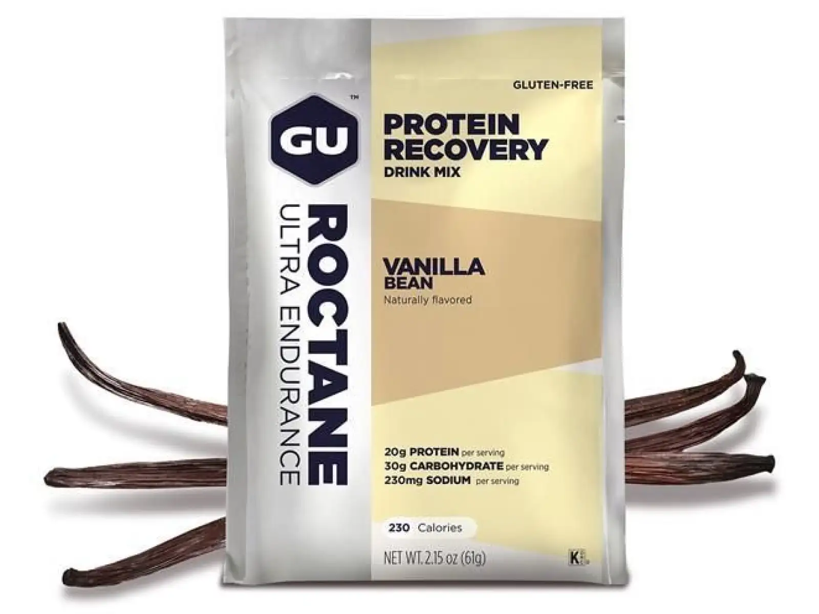 GU Roctane Recovery Drink Mix Vanilla Bean sáček 61 g