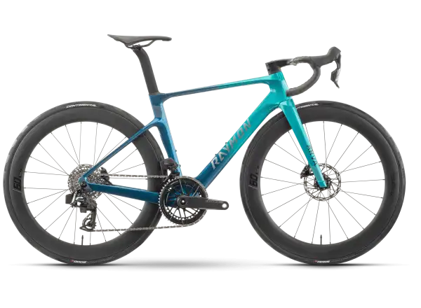 Raymon Arva Evo 24S Force E1 AXS silniční kolo ocean fade/chrome